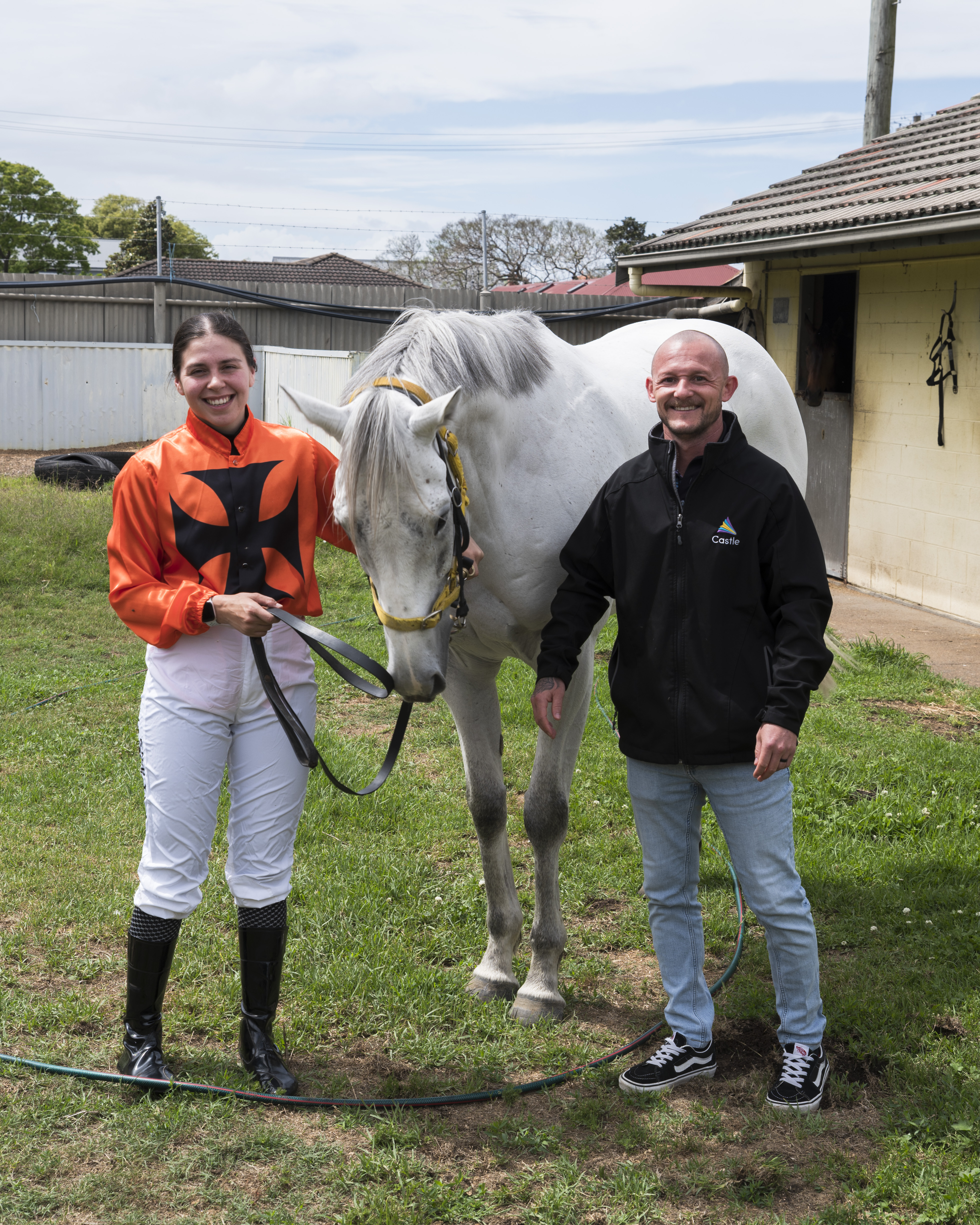 Emily gets back in the saddle