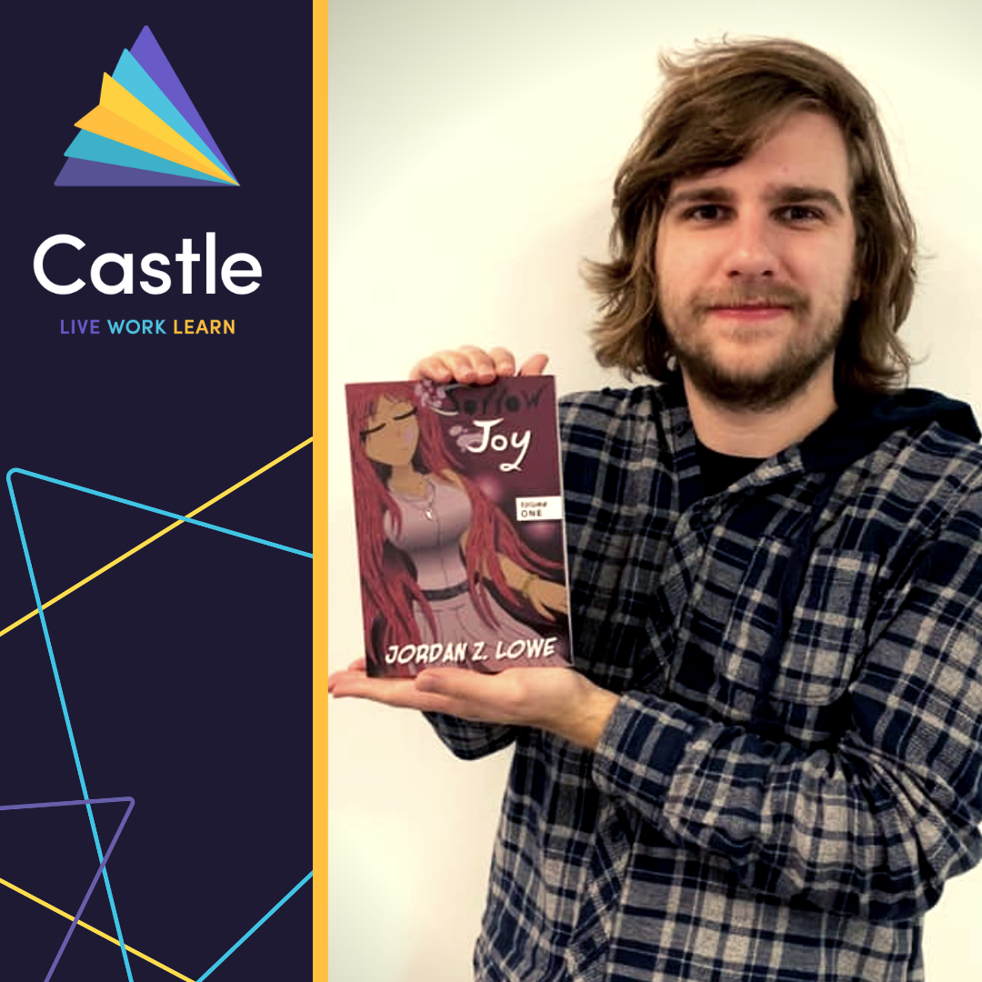 Jordan Celebrates his First Book