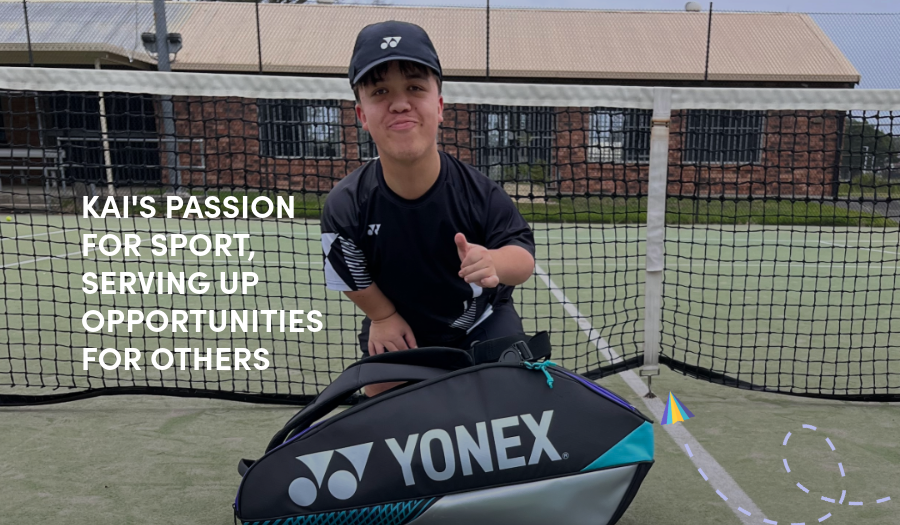 Kai's Passion for Sport, Serving Up Opportunities for Others